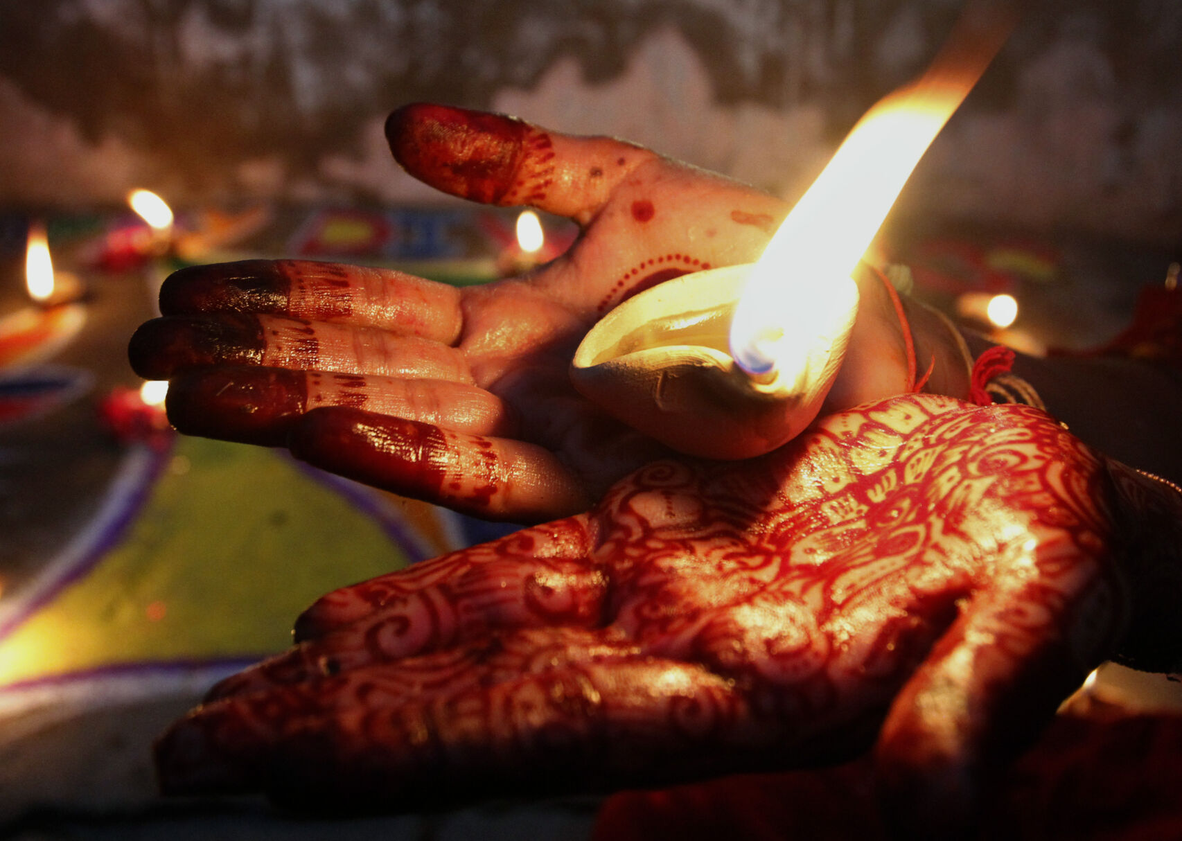 APTOPIX Pakistan Diwali